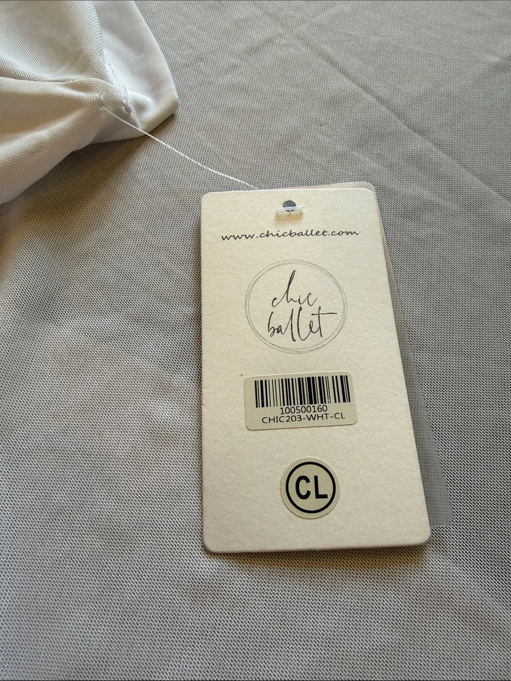 NWT Girls White Sheer High-Low Ballet Skirt